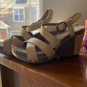 Dansko Nude Wedge - Size 37